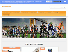 Tablet Screenshot of derks-wielersport.nl